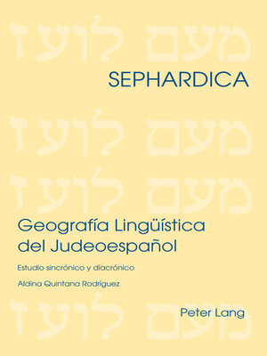 cover image of Geografía Lingueística del Judeoespañol